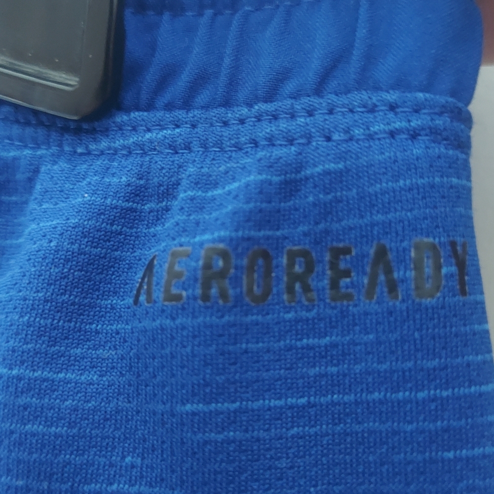 Adidas AEROREADY Women's Royal Blue Training Athletic Shorts Size Medium - Picture 4 of 10